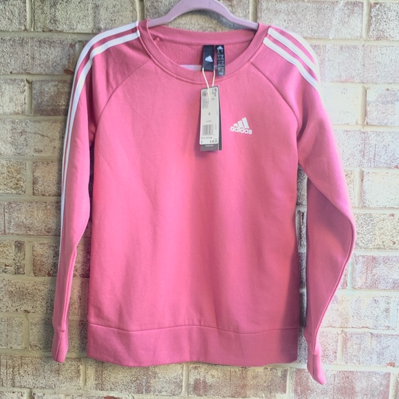 NWT ADIDAS FLEECE PULLOVER SWEATSHIRT - Picture 2 of 6